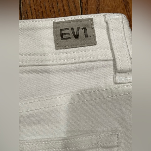 Women's White Pants with Striped Detail - Picture 13 of 14